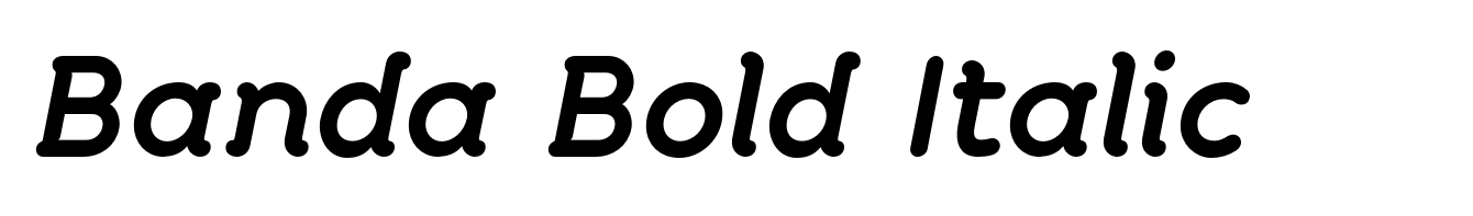 Banda Bold Italic